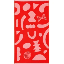 Discount Abstract Shapes Bath Towel Bath Towels + Sheets