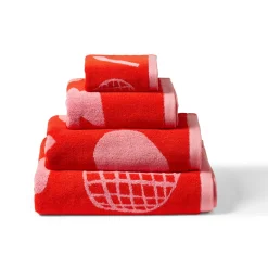 Discount Abstract Shapes Bath Towel Bath Towels + Sheets