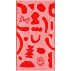 Discount Abstract Shapes Bath Towel Bath Towels + Sheets