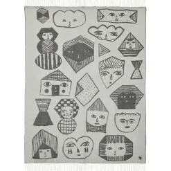 Cheap Allsorts Jumbo Lambswool Throw Blankets + Throws