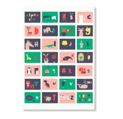 Best Sale Alphabet Poster Screen Print Wall Art