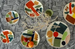 Clearance Autumn Leaf Dinner Plate Plates + Bowls
