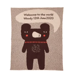 New Bespoke Welcome Baby Blanket Bespoke Blankets|Baby Blankets
