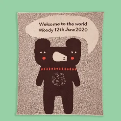 New Bespoke Welcome Baby Blanket Bespoke Blankets|Baby Blankets