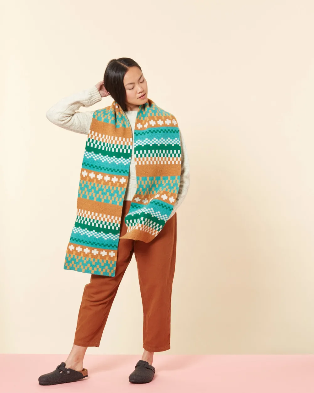 Cheap Big Stitch Scarf - Shamrock Scarves