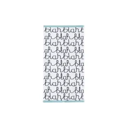 New Blah Blah Hand Towel Hand Towels