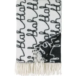 Cheap Blah Blah Lambswool Throw Blankets + Throws