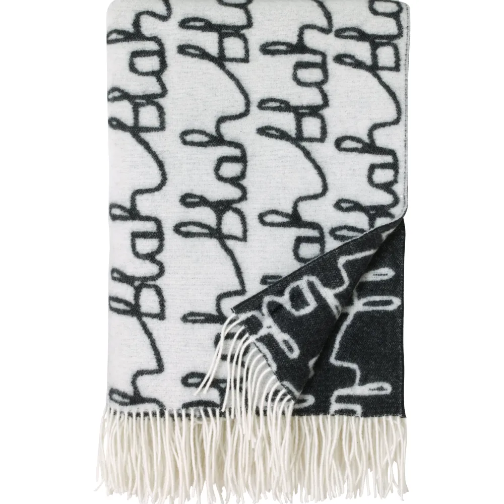 Cheap Blah Blah Lambswool Throw Blankets + Throws