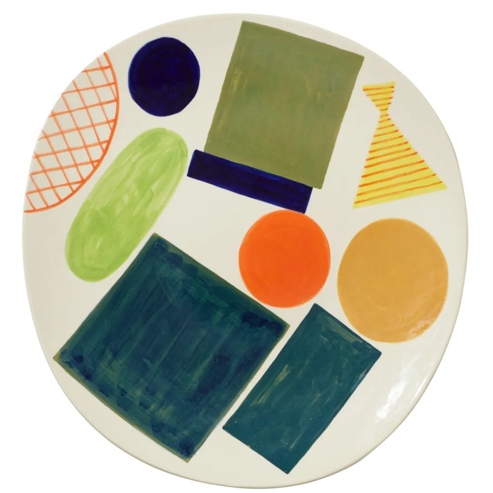 Shop Block + Line Serving Platter Serveware