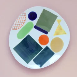 Shop Block + Line Serving Platter Serveware