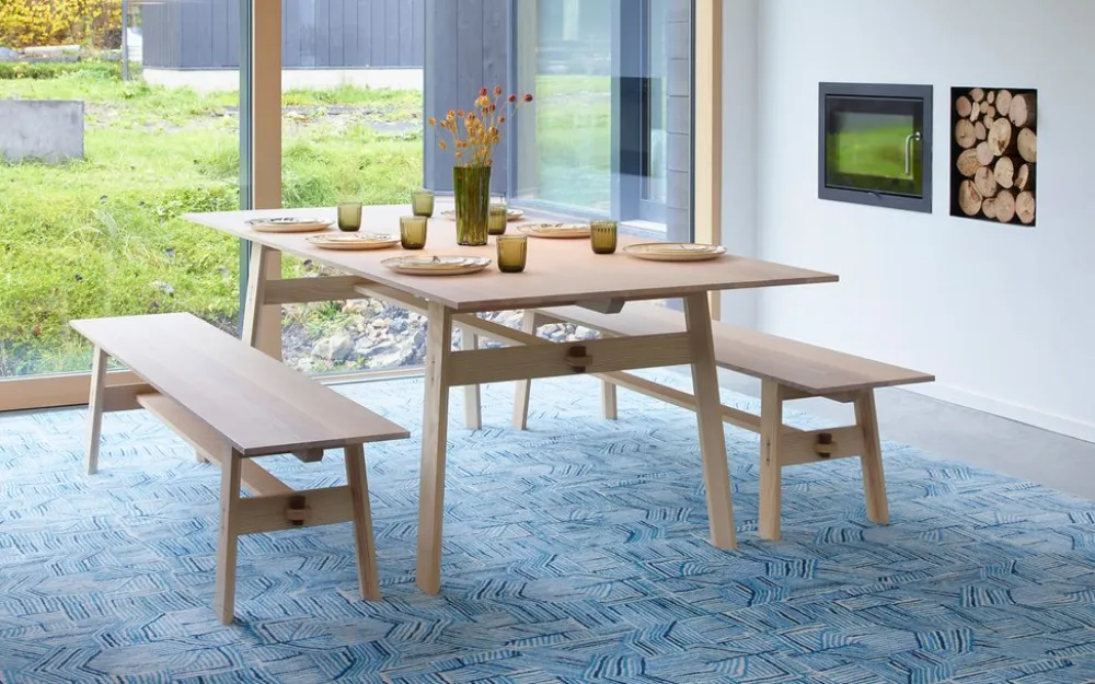 Sale Blue Line Rug - 400 x 300 cm Rugs