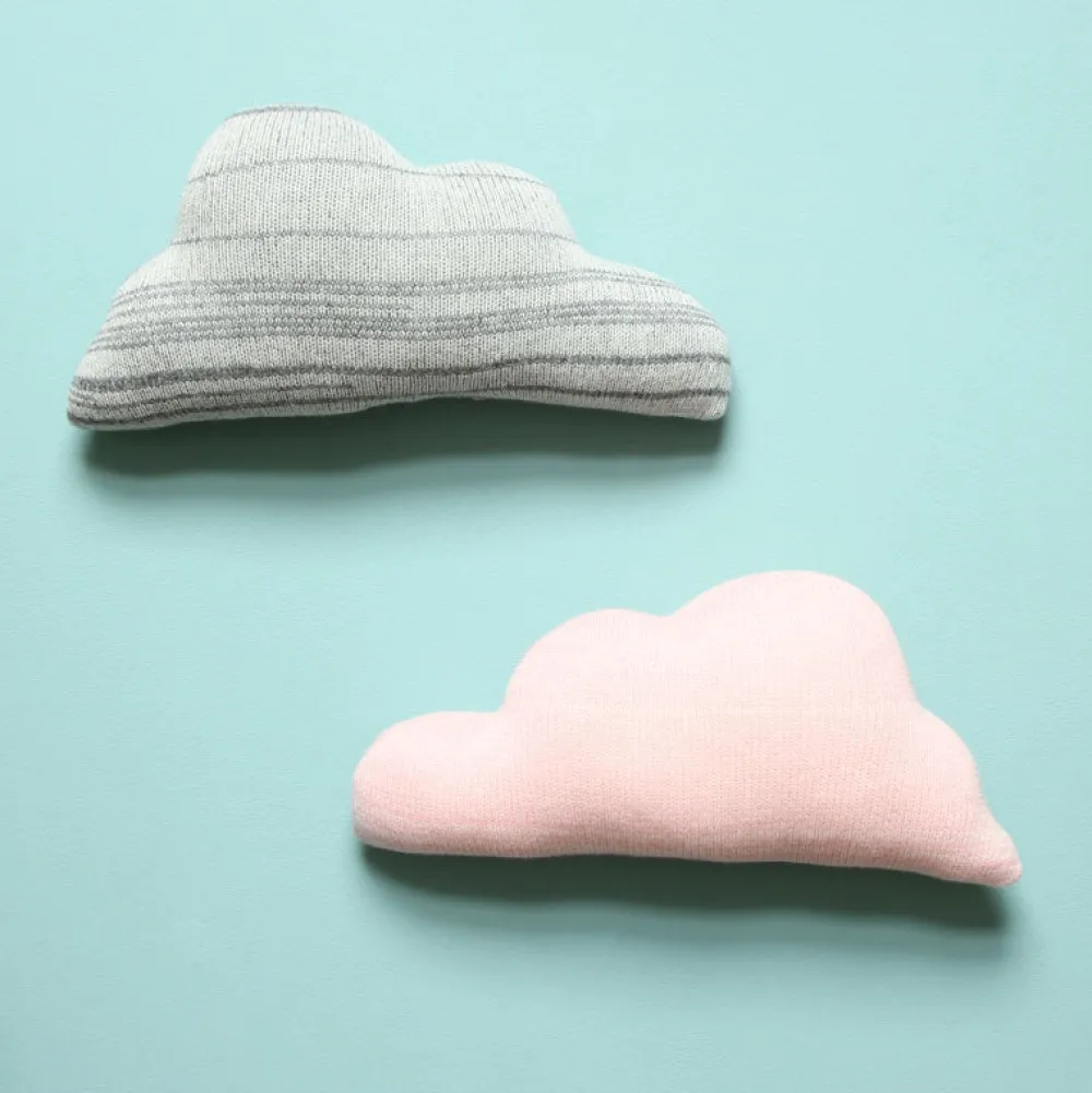 Fashion Cloud Small Shaped Cushion - Blue Shaped Cushions|Shaped Cushions