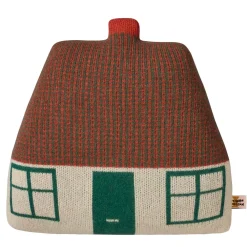 Store Cottage Shaped Cushion - Green Shaped Cushions|Shaped Cushions