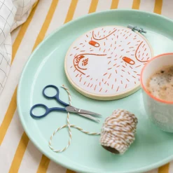 Clearance Cotton Clara Scamp Embroidery Kit Make Your Own Kits