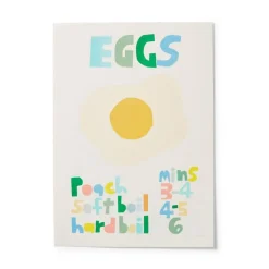 Discount Eggs Riso Print Screen Print Wall Art