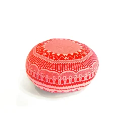 Store Ernest Pouffe in ZigZag - Red Floor Cushions