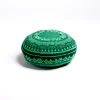 Hot Ernest Pouffe in ZigZag - Green Floor Cushions