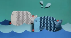 Clearance Finn Hot Water Bottle - Blue Hot Water Bottles|Hot Water Bottles