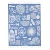Fashion Forager Throw - Blue & White Blankets + Throws
