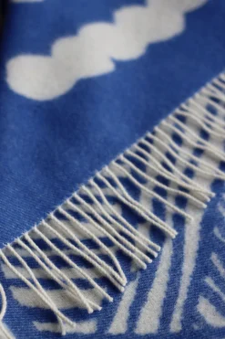 Fashion Forager Throw - Blue & White Blankets + Throws