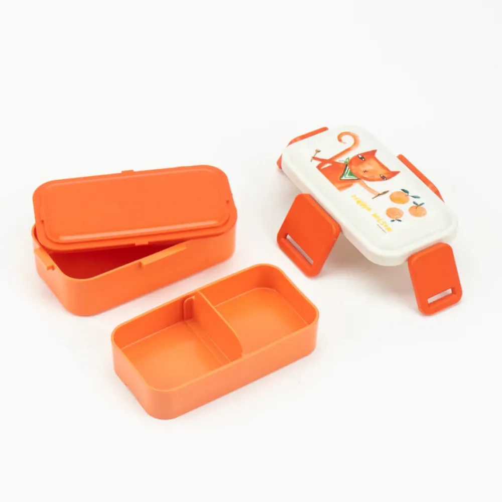 Flash Sale Fruit Cat Two-Tier Bento Box Lunch + Bento Boxes
