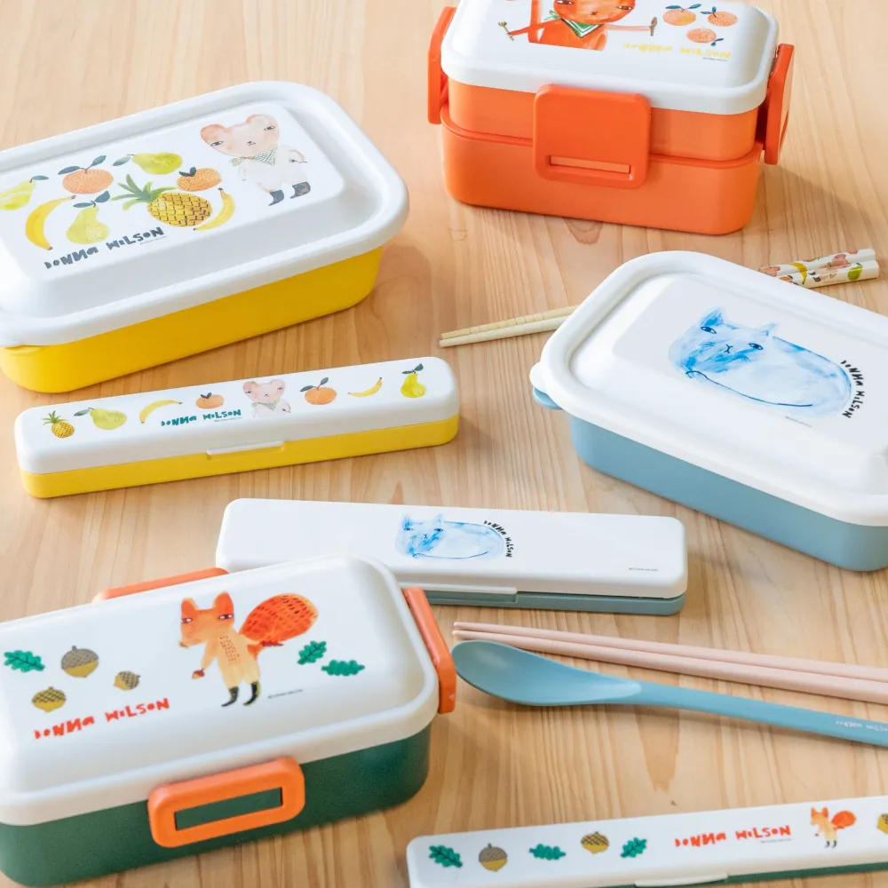 Flash Sale Fruit Cat Two-Tier Bento Box Lunch + Bento Boxes