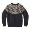Store Glitch Yoke Jumper - Charcoal Lambswool Jumpers