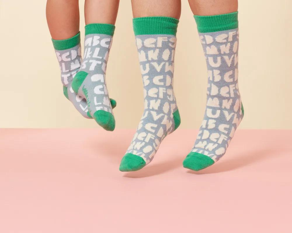 New Kids Alphabet Socks Socks