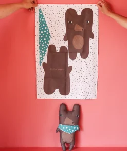 Hot Make Your Own Bear Tea Towel Craft Kit Make Your Own Kits|Kitchen Textiles