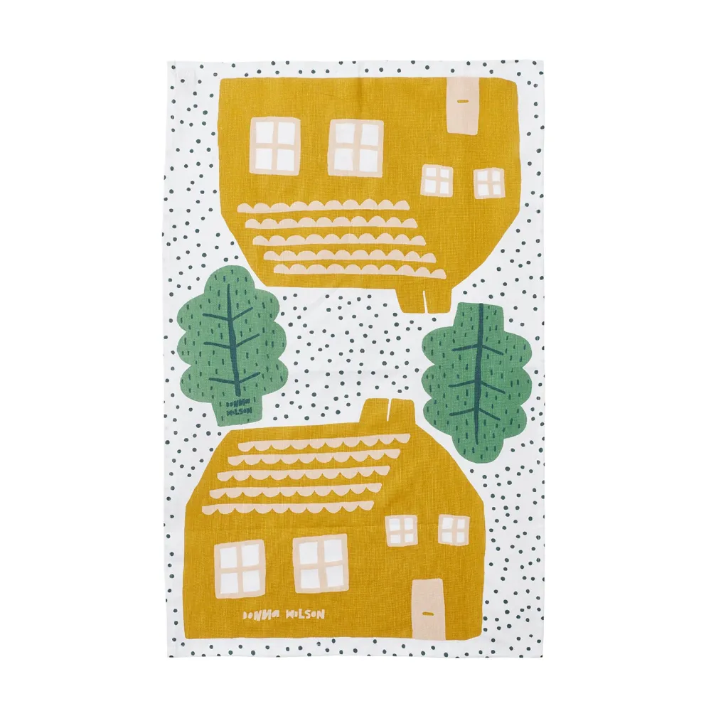 Flash Sale Make Your Own House Tea Towel Craft Kit Kitchen Textiles|Make Your Own Kits