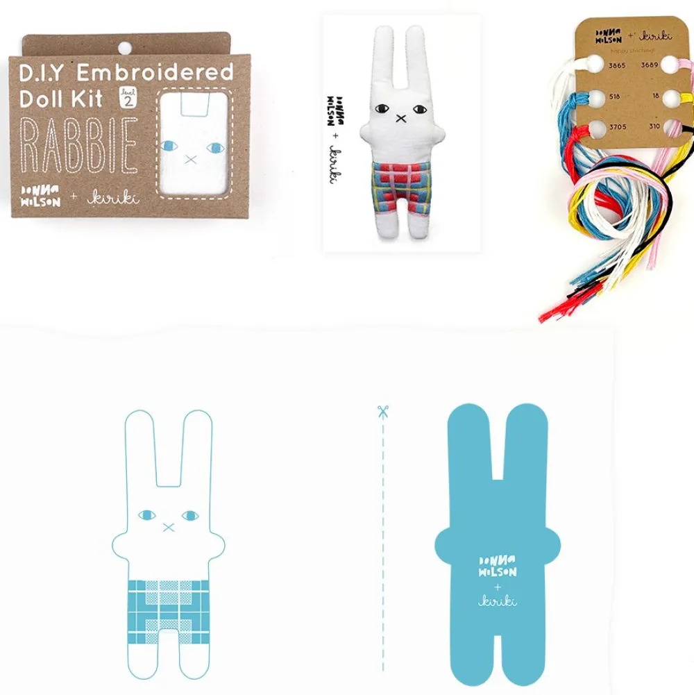 Shop Make Your own Rabbie kit - Kiriki Press Make Your Own Kits