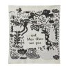 Clearance Menagerie Baby Blanket - Ecru Baby Blankets