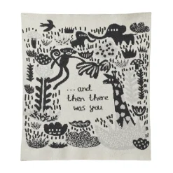 Clearance Menagerie Baby Blanket - Ecru Baby Blankets