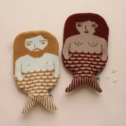 Discount Mermaid Hot Water Bottle - Brown Hot Water Bottles|Hot Water Bottles