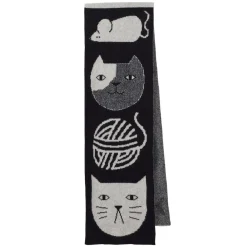 Sale Mog Totem Scarf Black/ White Scarves