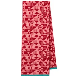 Online Monoglyph Blanket Scarf - Lipstick Scarves