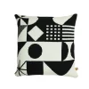 Fashion Monoglyph Square Cushion Square Cushions