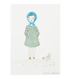 Fashion Mother Hen Print Screen Print Wall Art