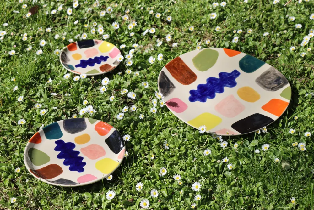 Sale Mottle Dinner Plate Plates + Bowls