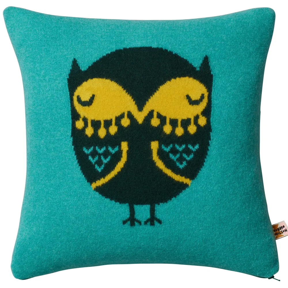 Cheap Owl Square Cushion - Green Square Cushions