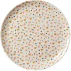Outlet Set of 4 Bamboo Spot Pattern Dinner Plate Lunch + Bento Boxes|Plates + Bowls
