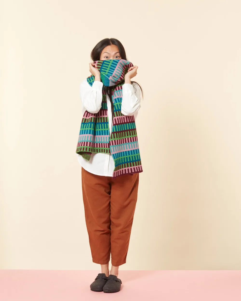 Sale Shiel Blanket Scarf - Claret Scarves