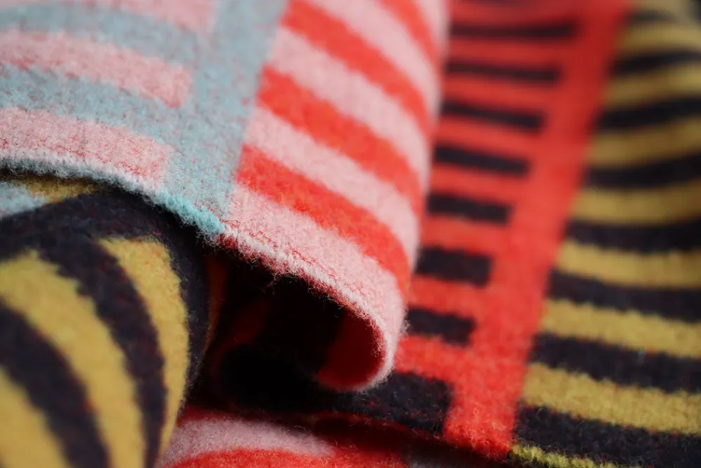 Discount Shiel Lambswool Throw - Red Blankets + Throws