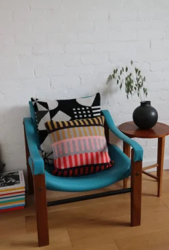 New Shiel Square Cushion - Red Square Cushions