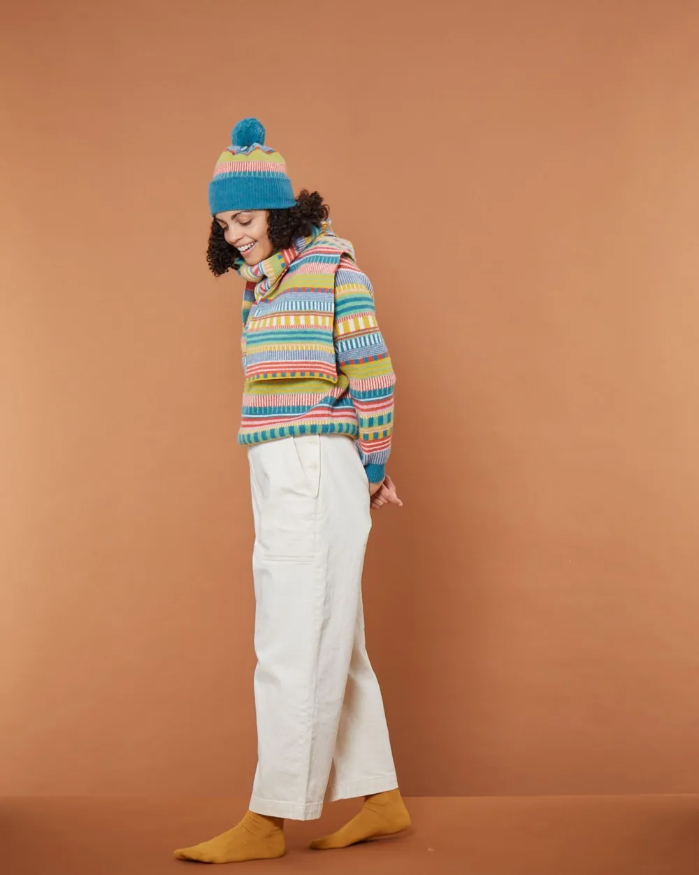 Discount Static Stripe Jumper - Tutti Frutti Lambswool Jumpers