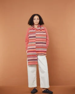 Shop Static Stripe Scarf - Dubonnet Scarves