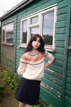 Best Sale Ugie Jumper - Chalk Lambswool Jumpers