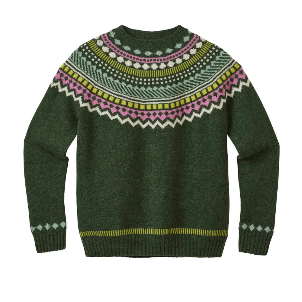 Cheap Ugie Jumper - Forest Green Lambswool Jumpers