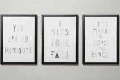 Outlet You are So Handsome Monochrome Print Screen Print Wall Art